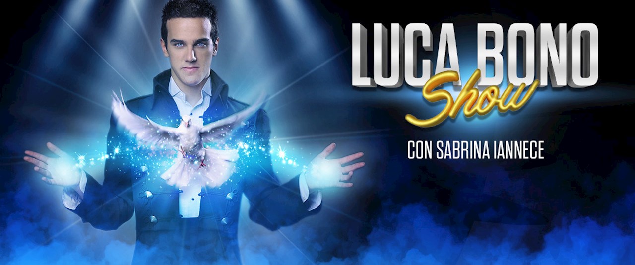 <a href='dettagli.aspx?c=1&sc=3&id=118&tbl=eventi'><div class='slide_title'><h3>SABATO 09 MAGGIO 2026 ORE 21:00 - LUCA BONO SHOW</h3></div><div class='slide_text'><span>LUCA BONO SHOW spettacolo di magia con l'illusionista  Luca Bono in compagnia di  Sabrina Iannece

COSTO BIGLIETTI € 20,00
OFFERTA RAGAZZE E RAGAZZI SINO AI 14 ANNI SCONTO 50%

APERTURA BIGLIETTE ...</span></div></a>
