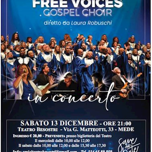 Sabato 13 dicembre ore 21.00 - CONCERTO GOSPEL