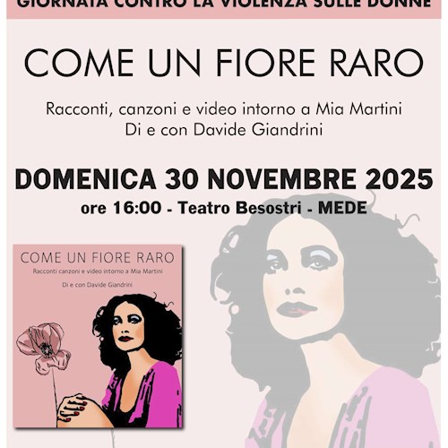 Domenica 30 novembre ore 16:00 Come un Fiore Raro racconti, canzoni e video intorno a Mia Martini